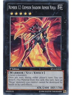 Number 12: Crimson Shadow Armor Ninja - SP13-EN030 - Common