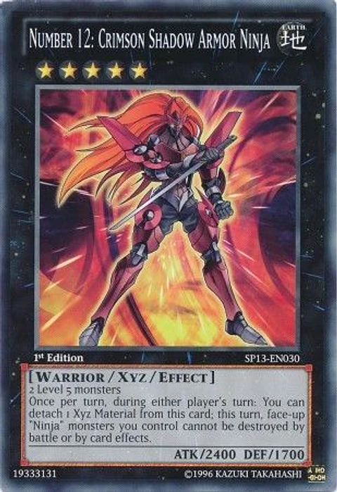 Number 12: Crimson Shadow Armor Ninja - SP13-EN030 - Common
