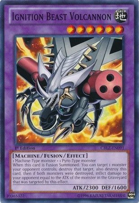 Ignition Beast Volcannon - CBLZ-EN091 - Common 