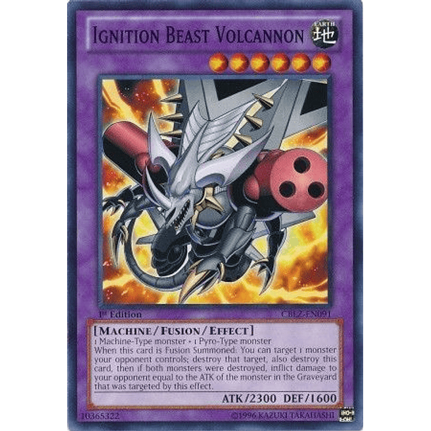 Ignition Beast Volcannon - CBLZ-EN091 - Common 
