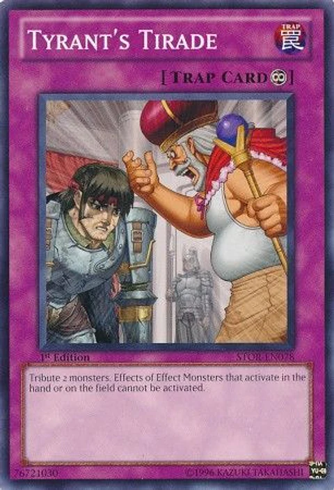Tyrant's Tirade - STOR-EN078 - Common