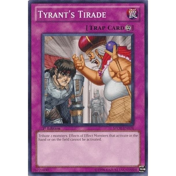 Tyrant's Tirade - STOR-EN078 - Common