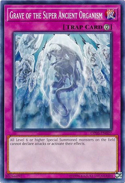 Grave of the Super Ancient Organism - OP05-EN027 - Common (español)