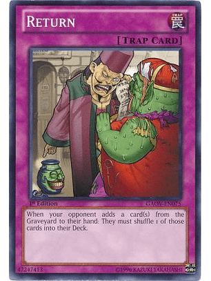 Return - GAOV-EN075 - Common 