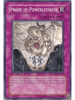 Proof of Powerlessness - RGBT-EN076 - Common 