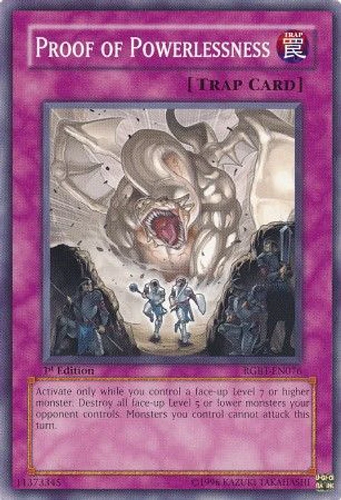 Proof of Powerlessness - RGBT-EN076 - Common 