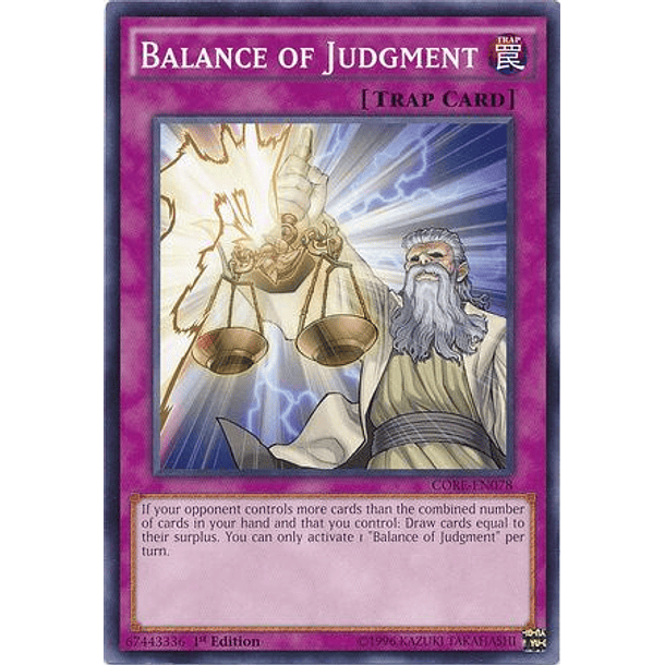 Balance of Judgment - CORE-EN078 - Common