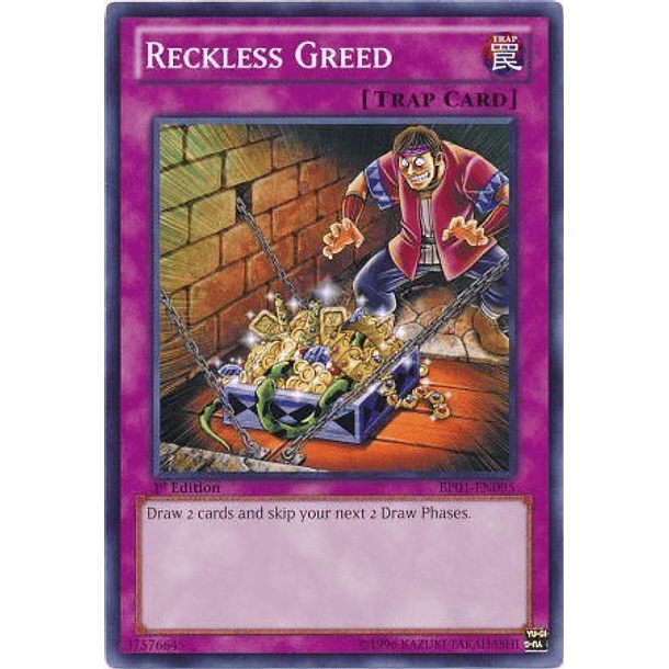 Reckless Greed - BP01-EN095 - Common (frances)