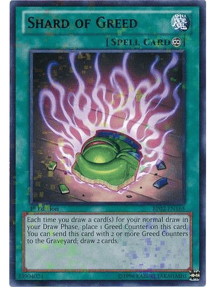 Shard of Greed - BP02-EN165 - Mosaic Rare 