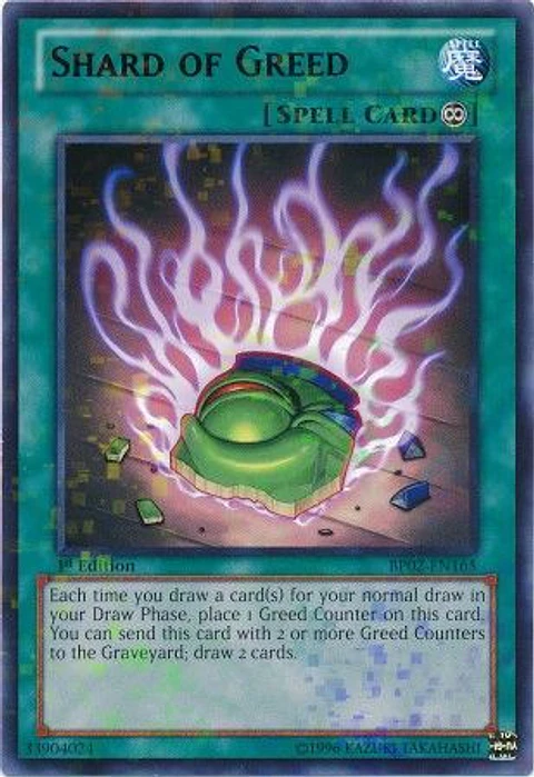 Shard of Greed - BP02-EN165 - Mosaic Rare 