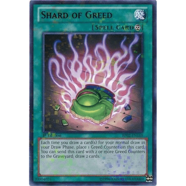 Shard of Greed - BP02-EN165 - Mosaic Rare 