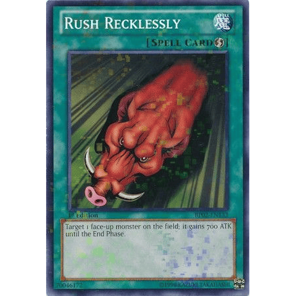 Rush Recklessly - BP02-EN133 - Mosaic Rare