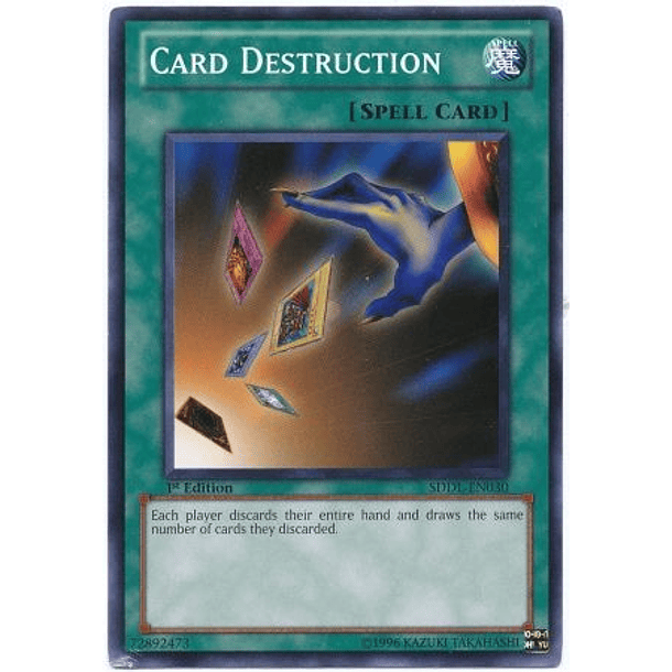 Card Destruction - SDDL-EN030 - Common