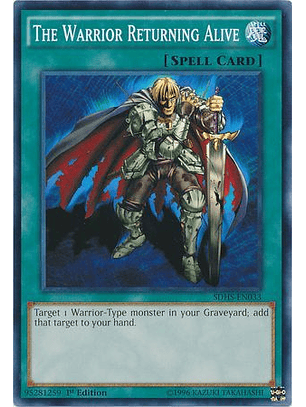 The Warrior Returning Alive - SDHS-EN033 - Common