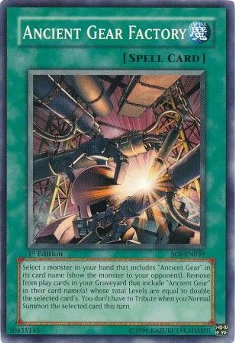 Ancient Gear Factory - SOI-EN039 - Common 