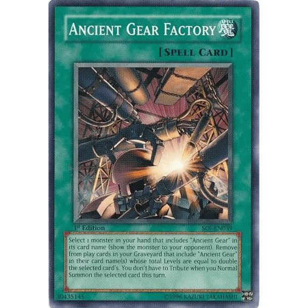 Ancient Gear Factory - SOI-EN039 - Common 