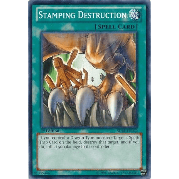 Stamping Destruction - SDBE-EN022 - Common