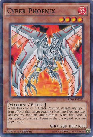 Cyber Phoenix - BP03-EN020 - Shatterfoil Rare (jugado) 1