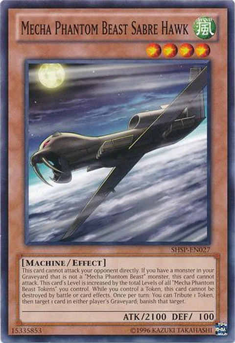 Mecha Phantom Beast Sabre Hawk - SHSP-EN027 - Common