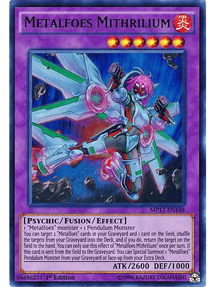 Metalfoes Mithrilium - MP17-EN148 - Ultra Rare