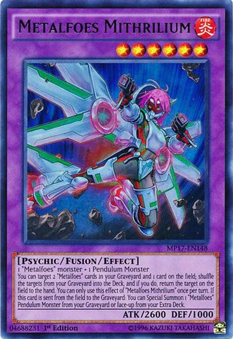 Metalfoes Mithrilium - MP17-EN148 - Ultra Rare