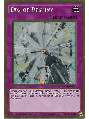 Dig of Destiny - MVP1-ENG22 - Gold Rare