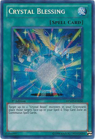 Crystal Blessing - RYMP-EN050 - Secret Rare (desgastada orillas) 1