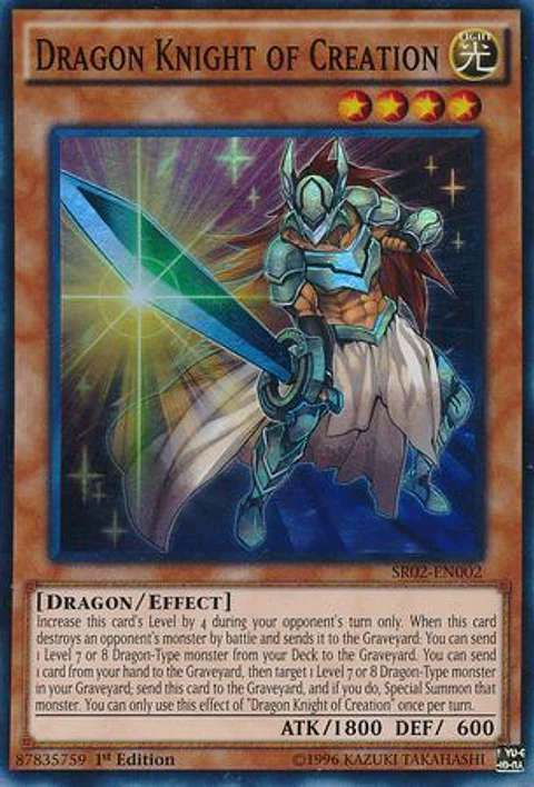 Dragon Knight of Creation - SR02-EN002 - Super Rare 