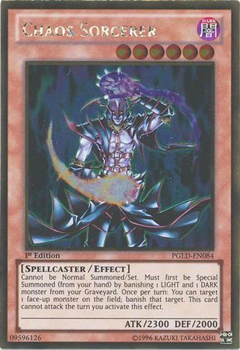 Chaos Sorcerer - PGLD-EN084 - Gold Rare