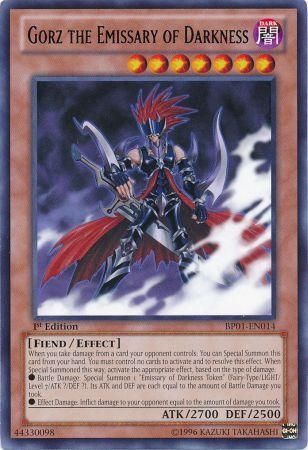 Gorz the Emissary of Darkness - BP01-EN014 - Rare 1