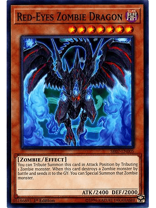 Red-Eyes Zombie Dragon - SR07-EN005 - Common