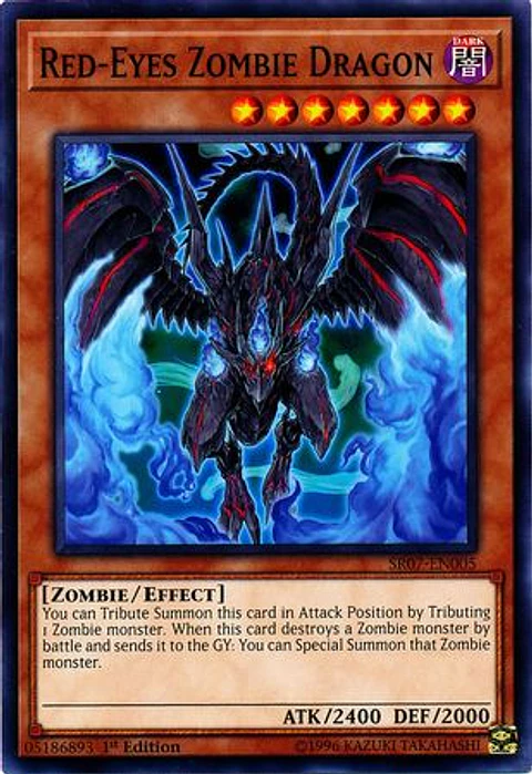 Red-Eyes Zombie Dragon - SR07-EN005 - Common