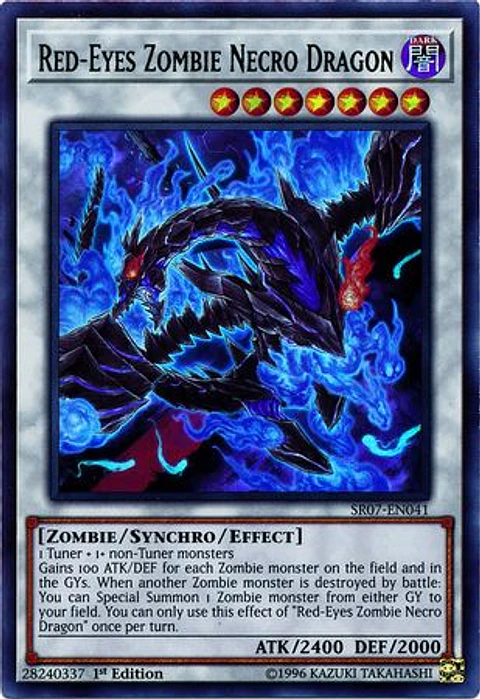Red-Eyes Zombie Necro Dragon - SR07-EN041 - Ultra Rare