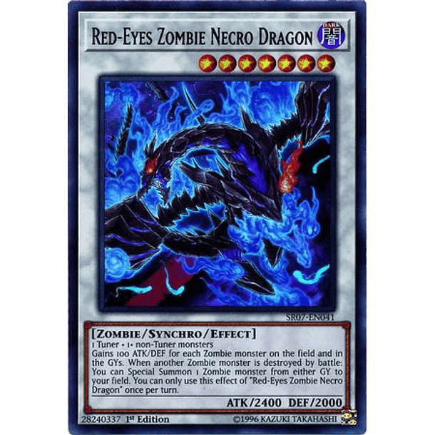 Red-Eyes Zombie Necro Dragon - SR07-EN041 - Ultra Rare