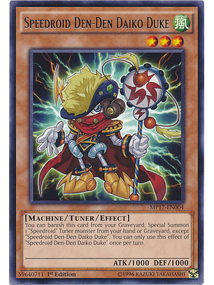 Speedroid Den-Den Daiko Duke - MP17-EN004 - Rare