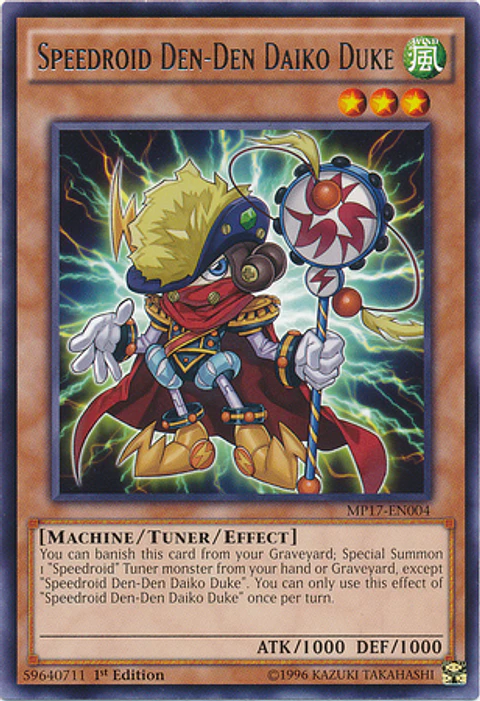 Speedroid Den-Den Daiko Duke - MP17-EN004 - Rare