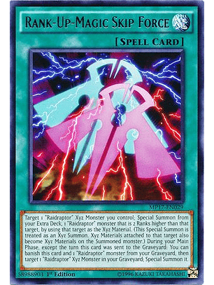 Rank-Up-Magic Skip Force - MP17-EN029 - Rare 