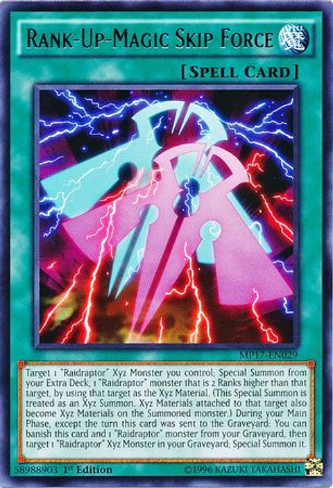 Rank-Up-Magic Skip Force - MP17-EN029 - Rare 