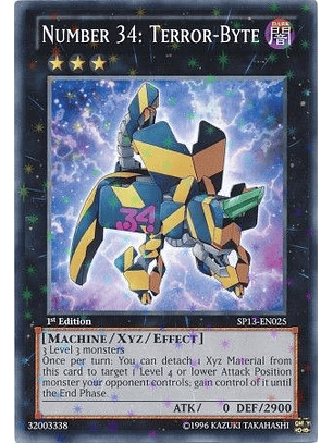 Number 34: Terror-Byte - SP13-EN025 - Starfoil Rare
