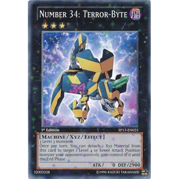 Number 34: Terror-Byte - SP13-EN025 - Starfoil Rare