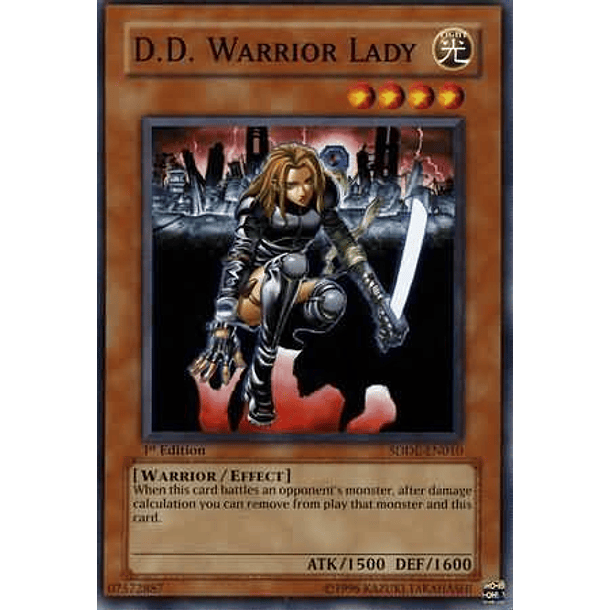 D.D. Warrior Lady - SDDE-EN010 - Common (jugada)
