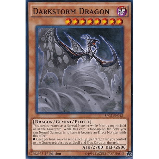 Darkstorm Dragon - SR02-EN012 - Common (español)