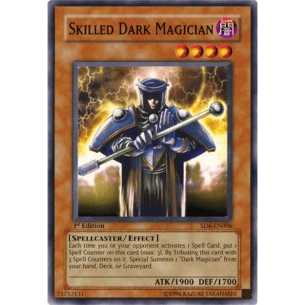 Skilled Dark Magician - SD6-EN006 - Common 