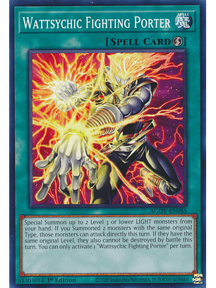 Wattsychic Fighting Porter - AGOV-EN085 - Common 