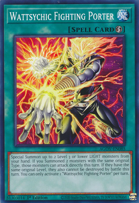 Wattsychic Fighting Porter - AGOV-EN085 - Common 