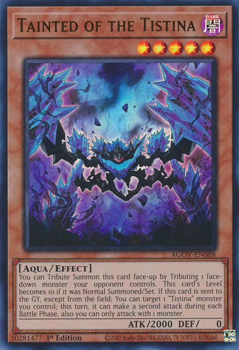 Tainted of the Tistina - AGOV-EN088 - Ultra Rare