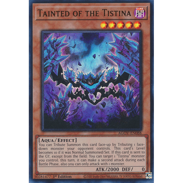 Tainted of the Tistina - AGOV-EN088 - Ultra Rare