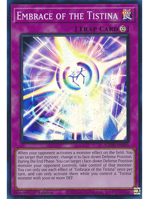 Embrace of the Tistina - AGOV-EN091 - Super Rare