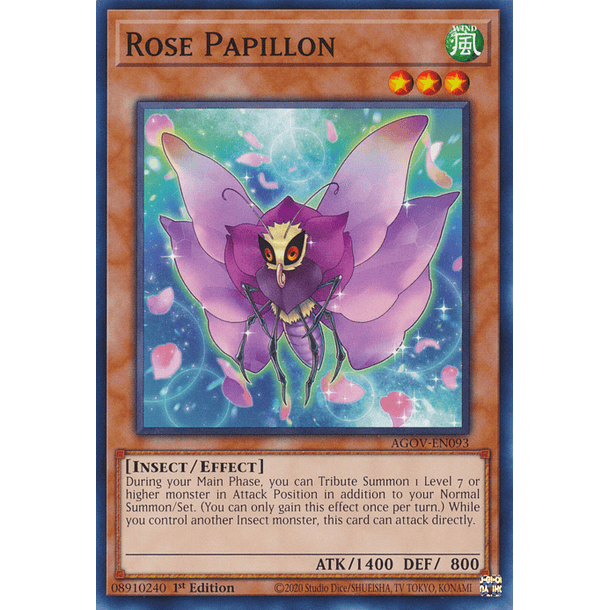 Rose Papillon - AGOV-EN093 - Common 