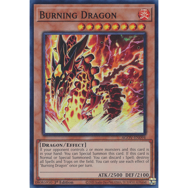 Burning Dragon - AGOV-EN094 - Super Rare